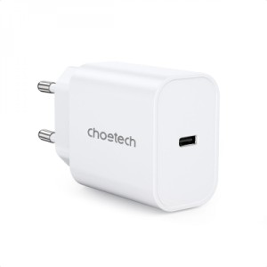 Зарядний пристрій Choetech USB-C PD20W white (Q5004-V5)