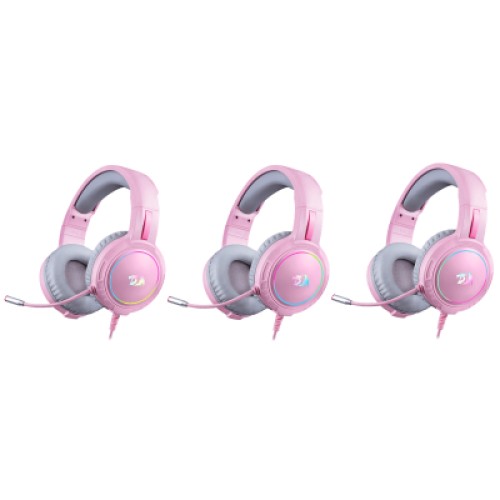 Наушники Redragon Mento USB Pink (71763) Наушники Redragon Mento USB Pink (71763)