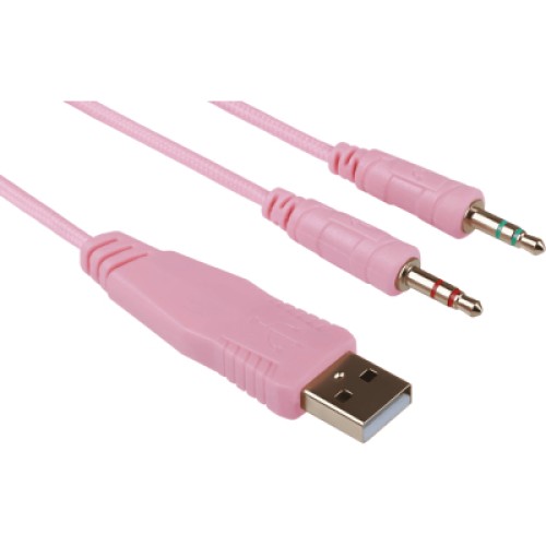 Наушники Redragon Mento USB Pink (71763) Наушники Redragon Mento USB Pink (71763)