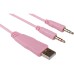 Наушники Redragon Mento USB Pink (71763) Наушники Redragon Mento USB Pink (71763)