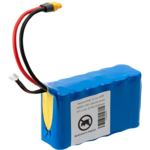 Аккумуляторный блок Vinga 4S3Р 16500mAh з балансувальним дротом (JHY Li-Ion 21700 5500mAh) (16500BMSJHY4S3P) Аккумуляторный блок Vinga 4S3Р 16500mAh з балансувальним дротом (JHY Li-Ion 21700 5500mAh) (16500BMSJHY4S3P)