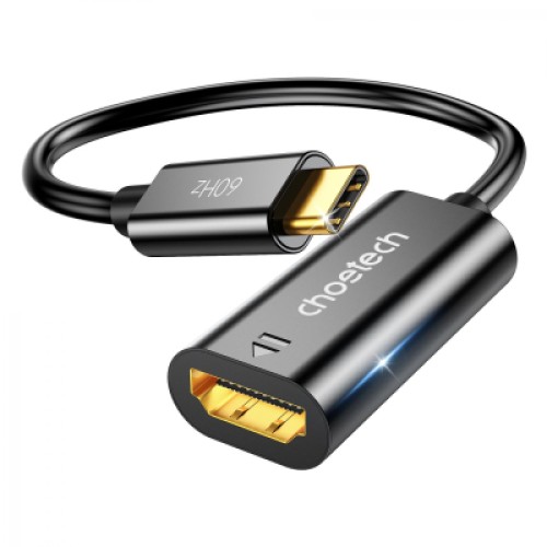 Переходник USB-C to HDMI black Choetech (HUB-H04) Переходник USB-C to HDMI black Choetech (HUB-H04)