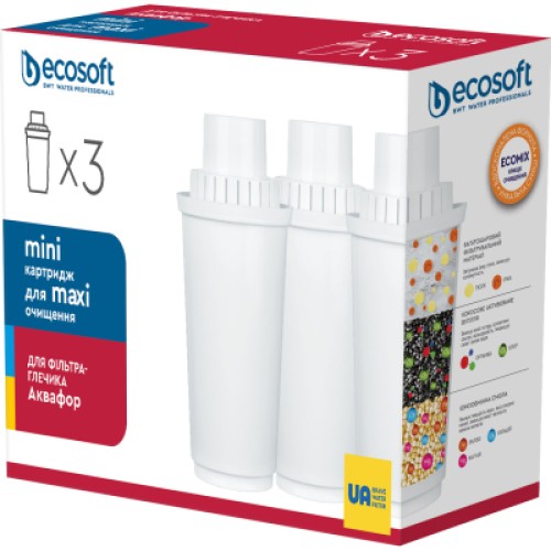 Картридж для фильтра кувшина Ecosoft Аквафор 3 шт. (CRVK3AQRECO)