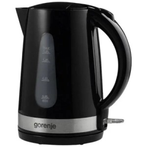 Электрочайник Gorenje 1.7л, 2,200 Вт, strix контроль, скло, чорний (K17OGP)