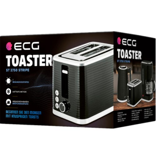 Тостер ECG ST 2750 Stripe