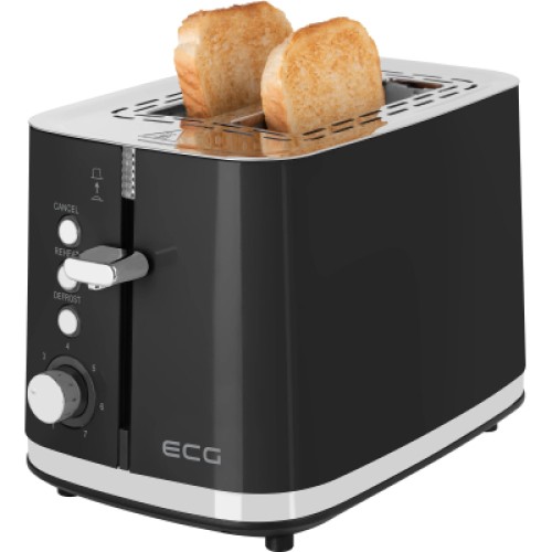 Тостер ECG ST 2766 Vintage Nero