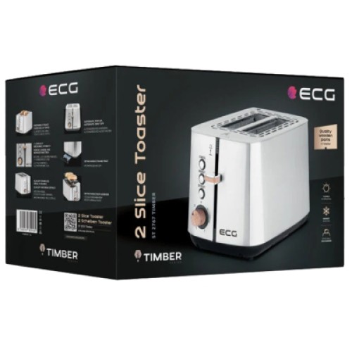 Тостер ECG ST 2767 Timber Тостер ECG ST 2767 Timber