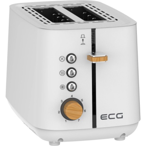 Тостер ECG ST 2768 Timber White Тостер ECG ST 2768 Timber White