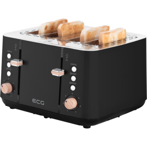 Тостер ECG ST 4768 Timber Black Тостер ECG ST 4768 Timber Black