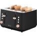 Тостер ECG ST 4768 Timber Black Тостер ECG ST 4768 Timber Black