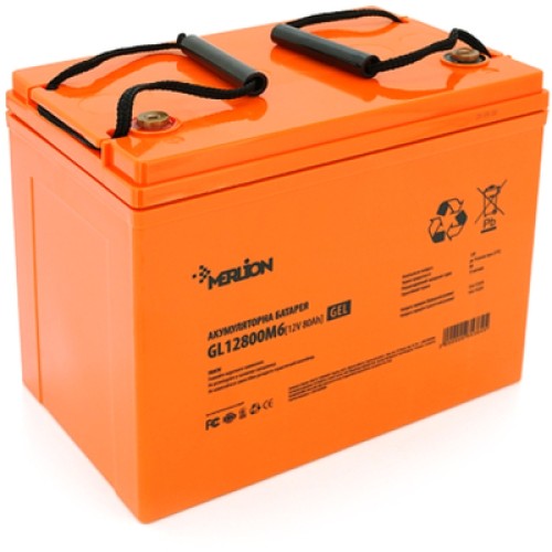 Батарея к ИБП Merlion 12V-80Ah GEL (GL12800M6 GEL) Батарея к ИБП Merlion 12V-80Ah GEL (GL12800M6 GEL)