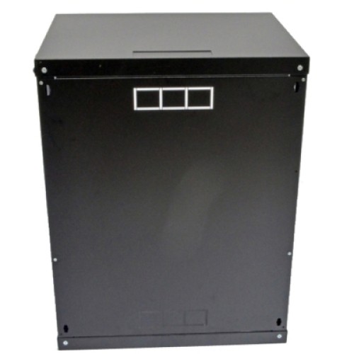 Шкаф настенный CMS 15U 600х500х773 мм (Ш*Г*В), акриловое стекло, черная (UA-MGSWA155B)
