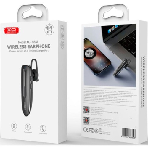Bluetooth-гарнитура XO BE44 Black (BE44.black) Bluetooth-гарнитура XO BE44 Black (BE44.black)