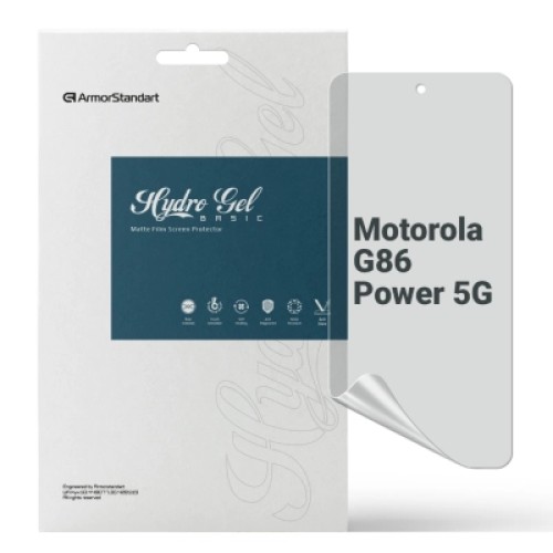 Пленка защитная Armorstandart hydrogel Matte Motorola G86 Power 5G (ARM86582)
