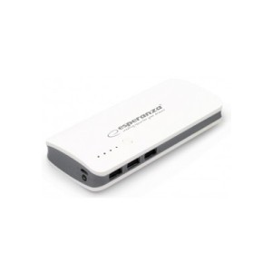 Батарея універсальна Esperanza 8000mAh input/Micro-USB, output/3*USB, White/Grey (EMP106WE)