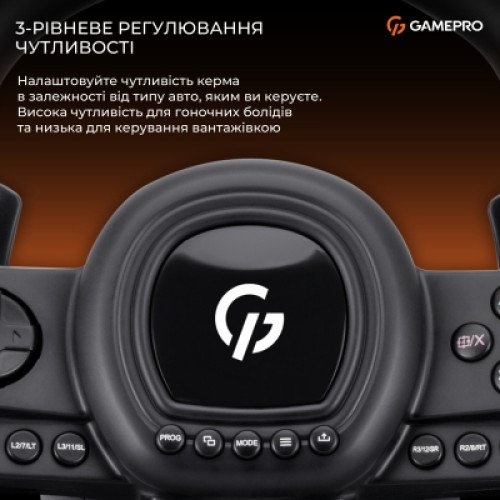 Руль GamePro RW038PM з педалями та коробкою передач PC/XBOX360/XBOXONE/SWITCH/PS3/PS4 (RW038PM) Руль GamePro RW038PM з педалями та коробкою передач PC/XBOX360/XBOXONE/SWITCH/PS3/PS4 (RW038PM)