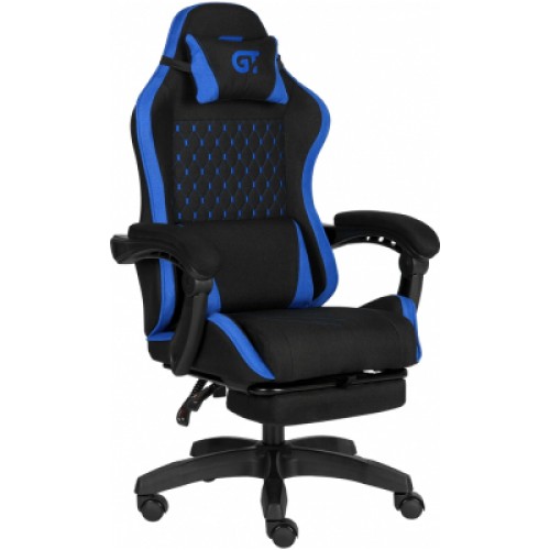 Кресло игровое GT Racer X-2339 Black/Blue (X-2339 Fabric Black/Blue) Кресло игровое GT Racer X-2339 Black/Blue (X-2339 Fabric Black/Blue)