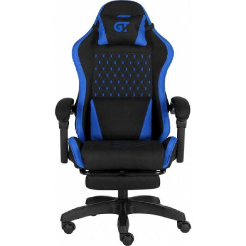 Кресло игровое GT Racer X-2339 Black/Blue (X-2339 Fabric Black/Blue) Кресло игровое GT Racer X-2339 Black/Blue (X-2339 Fabric Black/Blue)