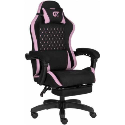 Кресло игровое GT Racer X-2339 Black/Pink (X-2339 Fabric Black/Pink) Кресло игровое GT Racer X-2339 Black/Pink (X-2339 Fabric Black/Pink)