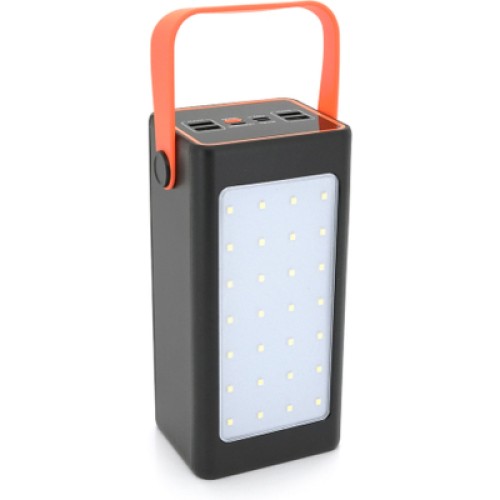 Батарея универсальная ACL 70000mAh, PD/22.5W, USB, Type C, фонарь, Black/White (PW-52 / 34002)