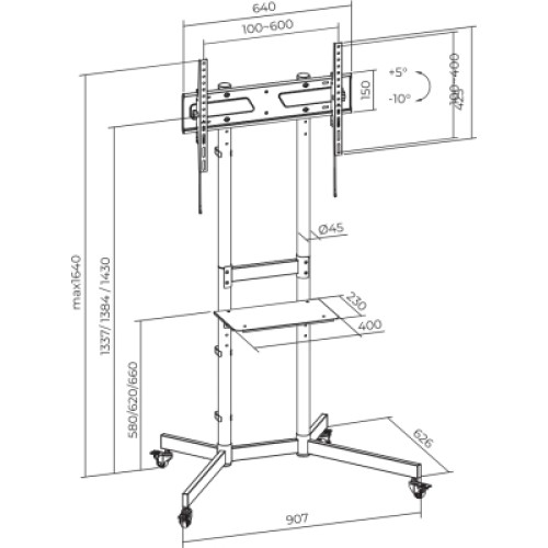 Стойка презентационная ITech T1043TE Стойка презентационная ITech T1043TE
