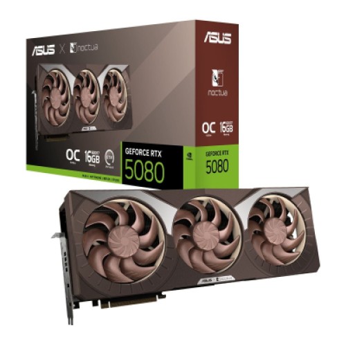 Видеокарта ASUS GeForce RTX5080 16GB NOCTUA OC (RTX5080-O16G-NOCTUA) Видеокарта ASUS GeForce RTX5080 16GB NOCTUA OC (RTX5080-O16G-NOCTUA)