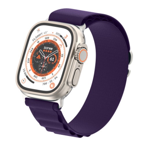 Ремешок для смарт-часов Armorstandart Alpina Band для Apple Watch 42 (Series 11-10)/41/40/38 Purple (ARM74196) Ремешок для смарт-часов Armorstandart Alpina Band для Apple Watch 42 (Series 11-10)/41/40/38 Purple (ARM74196)