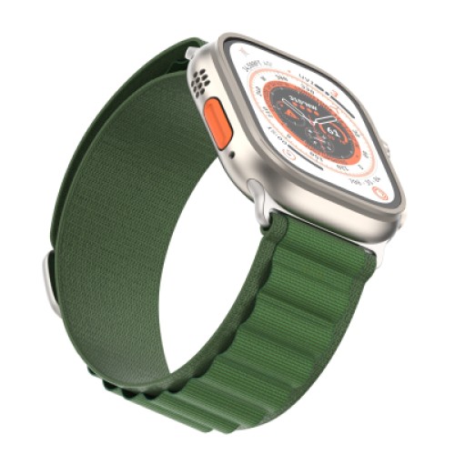 Ремешок для смарт-часов Armorstandart Alpina Band для Apple Watch 49/46/45/44/42 (Series 1-3) Green (ARM64981) Ремешок для смарт-часов Armorstandart Alpina Band для Apple Watch 49/46/45/44/42 (Series 1-3) Green (ARM64981)