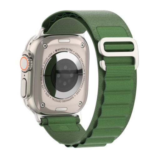 Ремешок для смарт-часов Armorstandart Alpina Band для Apple Watch 49/46/45/44/42 (Series 1-3) Green (ARM64981) Ремешок для смарт-часов Armorstandart Alpina Band для Apple Watch 49/46/45/44/42 (Series 1-3) Green (ARM64981)