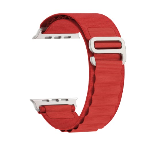Ремешок для смарт-часов Armorstandart Alpina Band для Apple Watch 49/46/45/44/42 (Series 1-3) Red (ARM81047) Ремешок для смарт-часов Armorstandart Alpina Band для Apple Watch 49/46/45/44/42 (Series 1-3) Red (ARM81047)