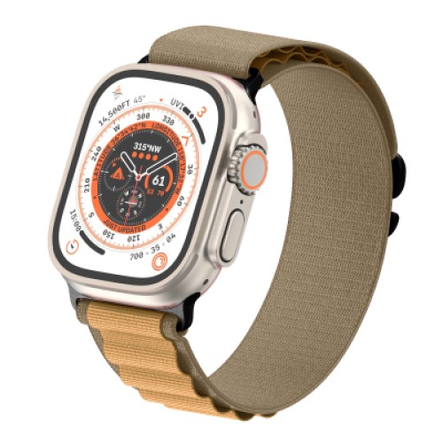 Ремешок для смарт-часов Armorstandart Alpina Band для Apple Watch 49/46/45/44/42 (Series 1-3) Tan (ARM82565) Ремешок для смарт-часов Armorstandart Alpina Band для Apple Watch 49/46/45/44/42 (Series 1-3) Tan (ARM82565)