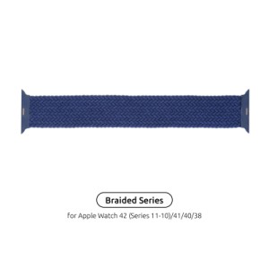 Ремінець до смарт-годинника Armorstandart Braided Solo Loop для Apple Watch 42 (Series 11-10)/41/40/38 Atlantic Blue Size 2 (120 mm) (ARM58066)