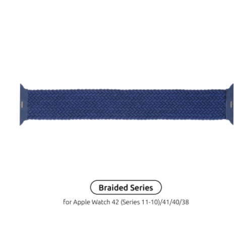 Ремешок для смарт-часов Armorstandart Braided Solo Loop для Apple Watch 42 (Series 11-10)/41/40/38 Atlantic Blue Size 4 (132 mm) (ARM58067) Ремешок для смарт-часов Armorstandart Braided Solo Loop для Apple Watch 42 (Series 11-10)/41/40/38 Atlantic Blue Size 4 (132 mm) (ARM58067)