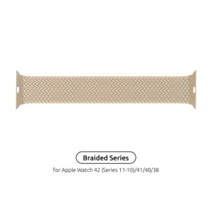 Ремінець до смарт-годинника Armorstandart Braided Solo Loop для Apple Watch 42 (Series 11-10)/41/40/38 Beige Size 4 (132 mm) (ARM64892)