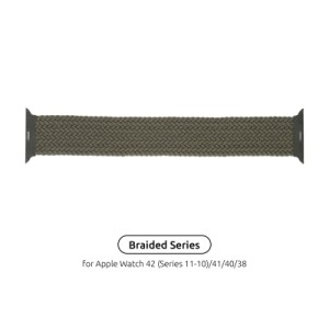 Ремешок для смарт-часов Armorstandart Braided Solo Loop для Apple Watch 42 (Series 11-10)/41/40/38 Inverness Green Size 4 (132 mm) (ARM58064)