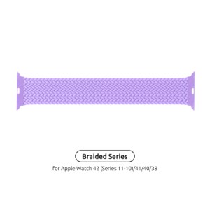 Ремешок для смарт-часов Armorstandart Braided Solo Loop для Apple Watch 42 (Series 11-10)/41/40/38 Lavender Grey Size 2 (120 mm) (ARM64897)