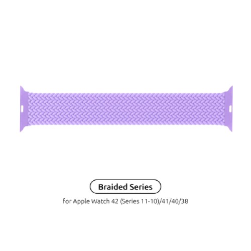 Ремешок для смарт-часов Armorstandart Braided Solo Loop для Apple Watch 42 (Series 11-10)/41/40/38 Lavender Grey Size 4 (132 mm) (ARM64898) Ремешок для смарт-часов Armorstandart Braided Solo Loop для Apple Watch 42 (Series 11-10)/41/40/38 Lavender Grey Size 4 (132 mm) (ARM64898)