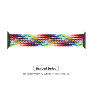 Ремешок для смарт-часов Armorstandart Braided Solo Loop для Apple Watch 42 (Series 11-10)/41/40/38 Pride Edition Size 2 (120 mm) (ARM64933)