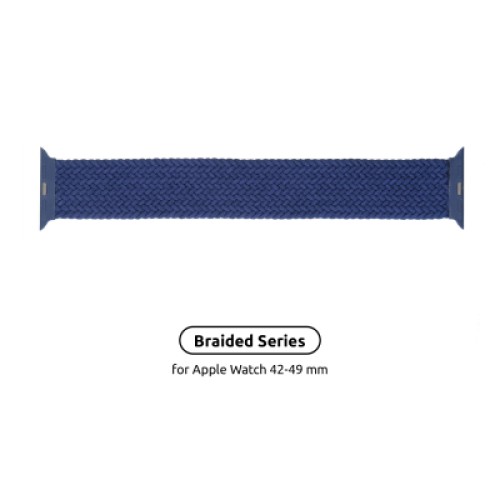 Ремешок для смарт-часов Armorstandart Braided Solo Loop для Apple Watch 49/46/45/44/42 (Series 1-3) Atlantic Blue Size 6 (148 mm) (ARM58078) Ремешок для смарт-часов Armorstandart Braided Solo Loop для Apple Watch 49/46/45/44/42 (Series 1-3) Atlantic Blue Size 6 (148 mm) (ARM58078)