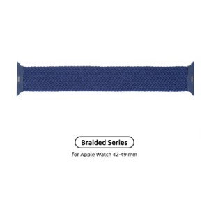 Ремешок для смарт-часов Armorstandart Braided Solo Loop для Apple Watch 49/46/45/44/42 (Series 1-3) Atlantic Blue Size 8 (160 mm) (ARM58079)