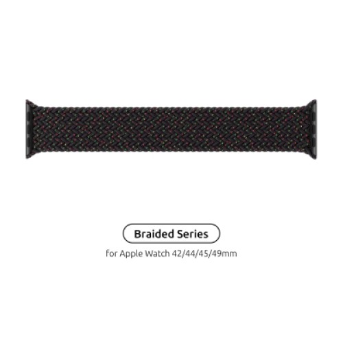 Ремешок для смарт-часов Armorstandart Braided Solo Loop для Apple Watch 49/46/45/44/42 (Series 1-3) Black Unity Size 10 (172 mm) (ARM64906) Ремешок для смарт-часов Armorstandart Braided Solo Loop для Apple Watch 49/46/45/44/42 (Series 1-3) Black Unity Size 10 (172 mm) (ARM64906)