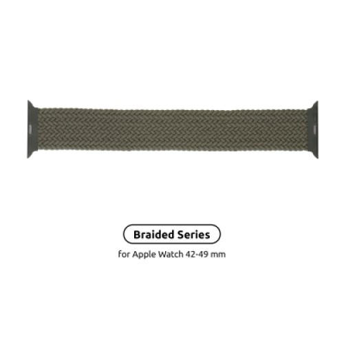 Ремешок для смарт-часов Armorstandart Braided Solo Loop для Apple Watch 49/46/45/44/42 (Series 1-3) Inverness Green Size 6 (148 mm) (ARM58075) Ремешок для смарт-часов Armorstandart Braided Solo Loop для Apple Watch 49/46/45/44/42 (Series 1-3) Inverness Green Size 6 (148 mm) (ARM58075)