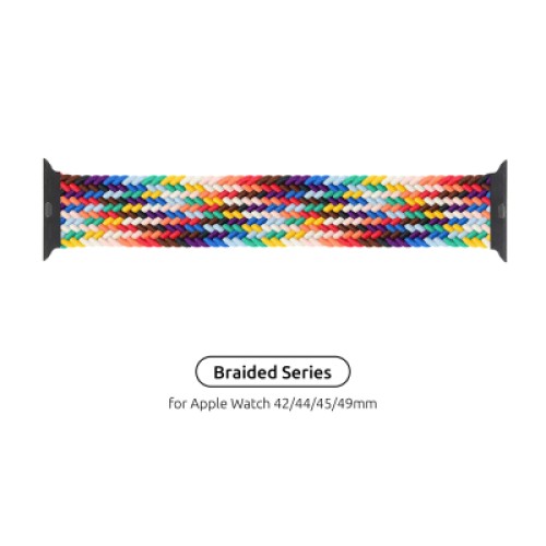 Ремешок для смарт-часов Armorstandart Braided Solo Loop для Apple Watch 49/46/45/44/42 (Series 1-3) Pride Edit Size 10 (172 mm) (ARM64936) Ремешок для смарт-часов Armorstandart Braided Solo Loop для Apple Watch 49/46/45/44/42 (Series 1-3) Pride Edit Size 10 (172 mm) (ARM64936)