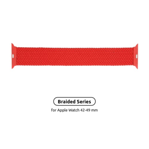 Ремешок для смарт-часов Armorstandart Braided Solo Loop для Apple Watch 49/46/45/44/42 (Series 1-3) Red Size 8 (160 mm) (ARM58082) Ремешок для смарт-часов Armorstandart Braided Solo Loop для Apple Watch 49/46/45/44/42 (Series 1-3) Red Size 8 (160 mm) (ARM58082)