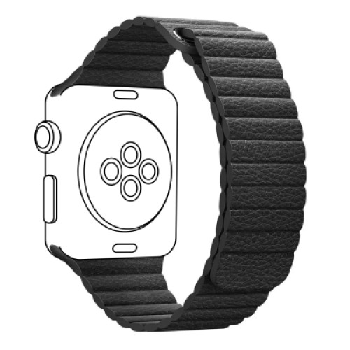 Ремешок для смарт-часов Armorstandart Leather Loop для Apple Watch 42 (Series 11-10)/41/40/38 Black (ARM48655) Ремешок для смарт-часов Armorstandart Leather Loop для Apple Watch 42 (Series 11-10)/41/40/38 Black (ARM48655)