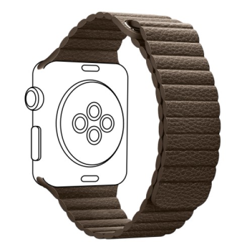 Ремешок для смарт-часов Armorstandart Leather Loop для Apple Watch 42 (Series 11-10)/41/40/38 Brown (ARM48657) Ремешок для смарт-часов Armorstandart Leather Loop для Apple Watch 42 (Series 11-10)/41/40/38 Brown (ARM48657)
