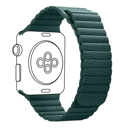 Ремешок для смарт-часов Armorstandart Leather Loop для Apple Watch 42 (Series 11-10)/41/40/38 Forest Green (ARM53317) Ремешок для смарт-часов Armorstandart Leather Loop для Apple Watch 42 (Series 11-10)/41/40/38 Forest Green (ARM53317)