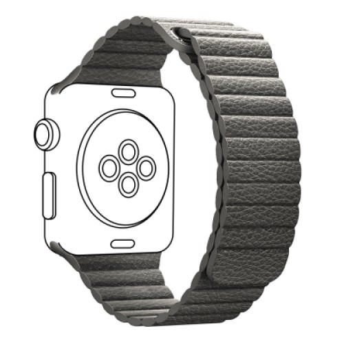 Ремешок для смарт-часов Armorstandart Leather Loop для Apple Watch 42 (Series 11-10)/41/40/38 Grey (ARM48654) Ремешок для смарт-часов Armorstandart Leather Loop для Apple Watch 42 (Series 11-10)/41/40/38 Grey (ARM48654)