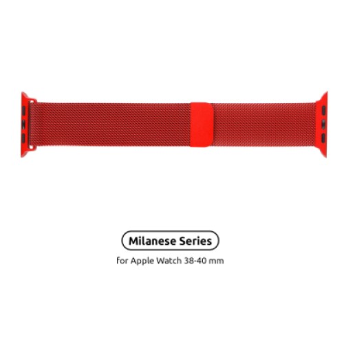 Ремешок для смарт-часов Armorstandart Milanese Loop для Apple Watch 42 (Series 11-10)/41/40/38 Red (ARM54383) Ремешок для смарт-часов Armorstandart Milanese Loop для Apple Watch 42 (Series 11-10)/41/40/38 Red (ARM54383)