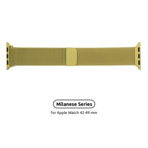 Ремешок для смарт-часов Armorstandart Milanese Loop для Apple Watch 49/46/45/44/42 (Series 1-3) Yellow (ARM55261) Ремешок для смарт-часов Armorstandart Milanese Loop для Apple Watch 49/46/45/44/42 (Series 1-3) Yellow (ARM55261)